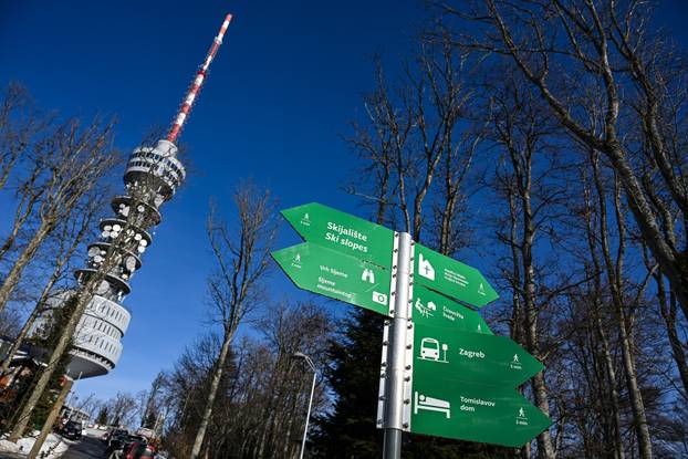 Sunčano novogodišnje jutro na Sljemenu