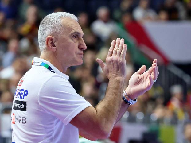 EHF 2024 Men's European Handball Championship - Main Round - France v Croatia