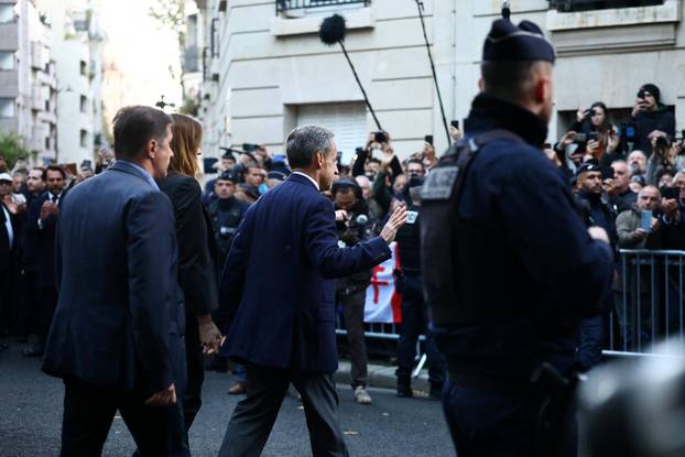 Former French President Sarkozy goes to jail to begin five-year sentence