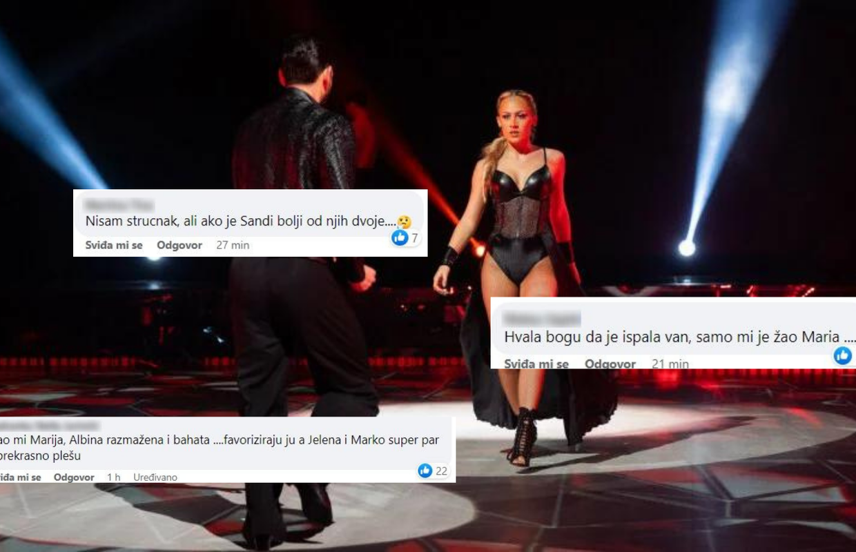 Publika o Albini: 'Zasluženo je ispala iz showa. Ona je favorit, a Jelena i Marko bolje plešu'