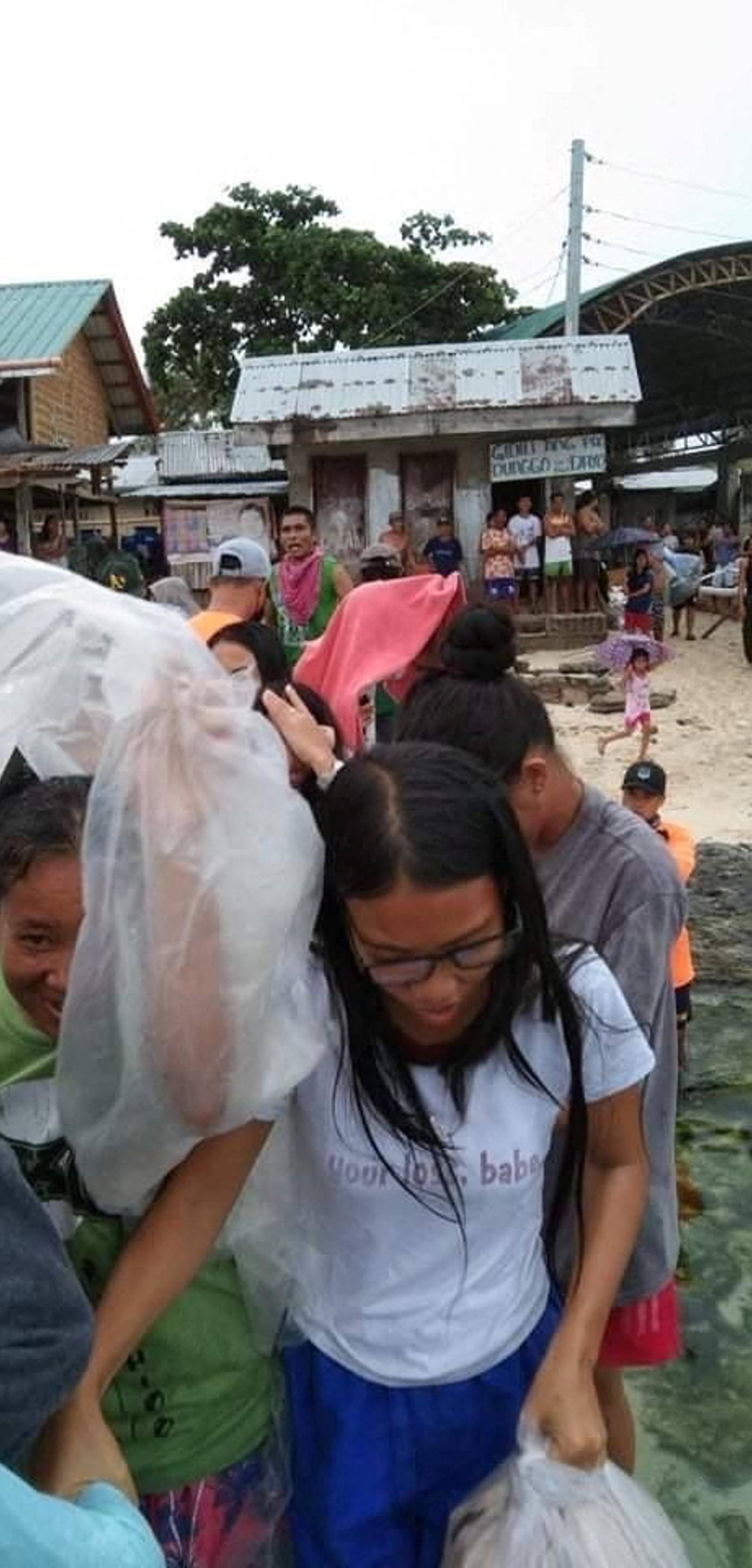 Aftermath of Typhoon Rai in the Philippines