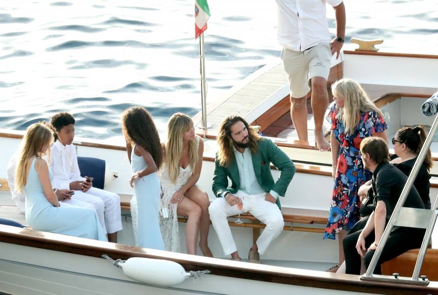 Capri: Heidi Klum i Tom Kaulitz dolaze na zabavu prije sutraÅ¡njeg vjenÄanja