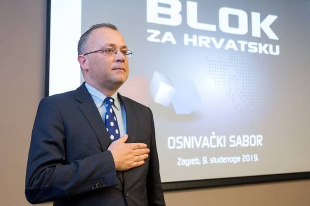 Zagreb: Osnivački sabor nove političke stranke "Blok za Hrvatsku"