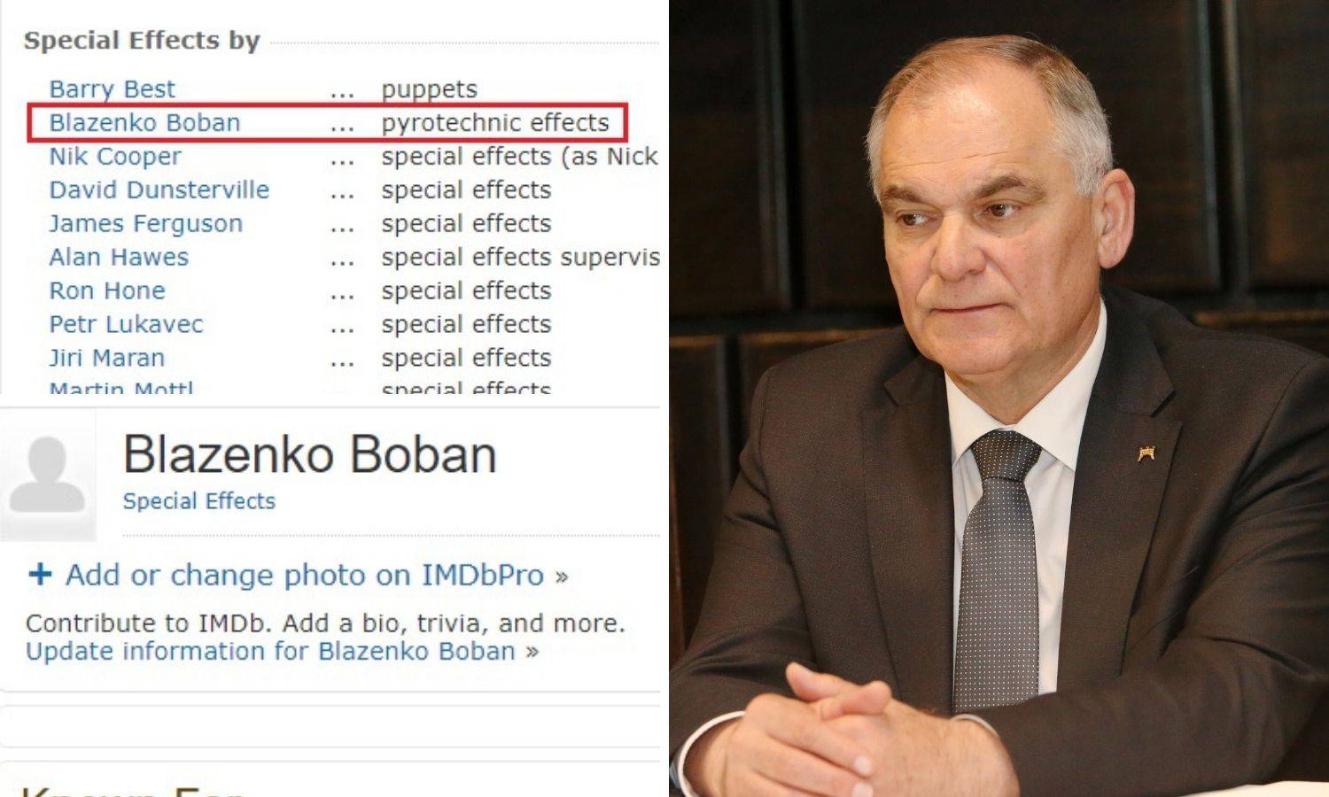 Župan Boban osvanuo na IMDB-u kao zaslužni stručnjak za pirotehniku i efekte u Omenu