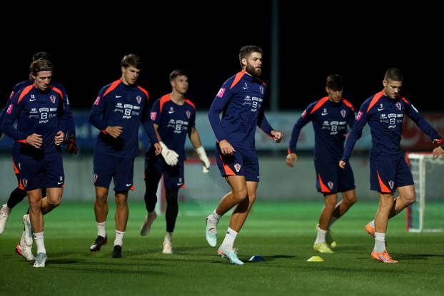 Rijeka: Hrvatski nogometni reprezetativci odradili trening