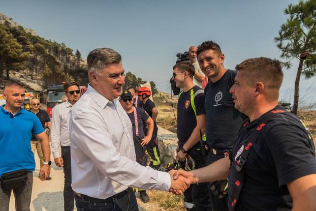 Zoran Milanović obišao je oporaženo područje okolice Omiša