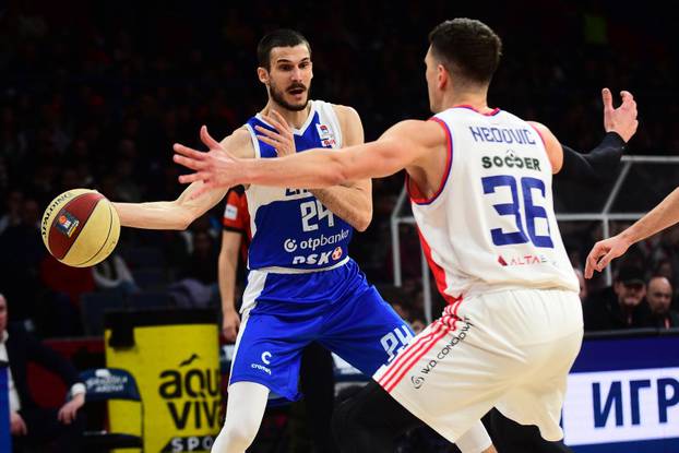 Beograd: Utakmica 21. kola AdmiralBet ABA lige između KK Crvena zvezda MeridianBet i KK Zadar