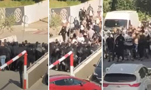 VIDEO Trenutak kada je počela tučnjava: Evo kako su Boysi čekali Torcidu na Pujankama