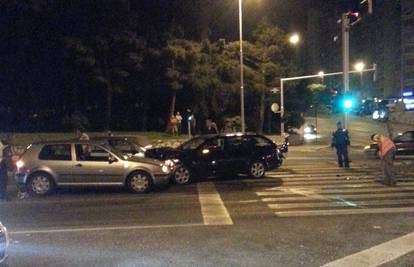 Split: Vozač Škode ozlijedio se u sudaru četiri automobila
