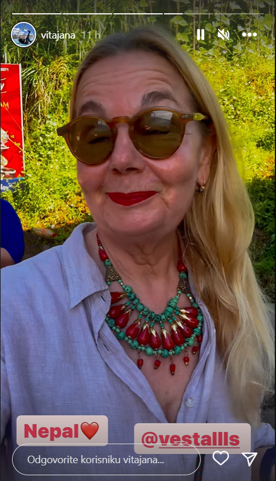 Vitomira Lončar posjetila novo mjesto pa pokazala kakav je to poklon dobila od svog supruga