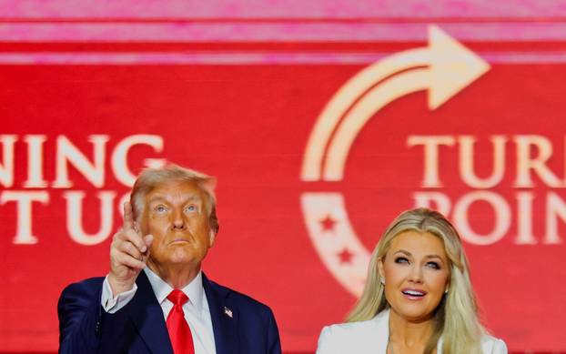 Memorial service for slain conservative commentator Charlie Kirk, in Glendale