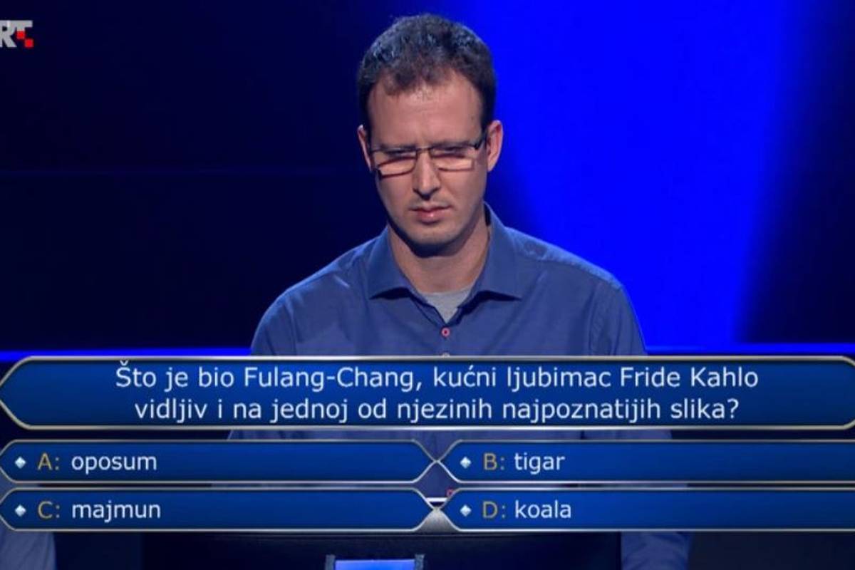 Otvorio pitanje za 250.000 kn pa odustao. Znate li odgovor?
