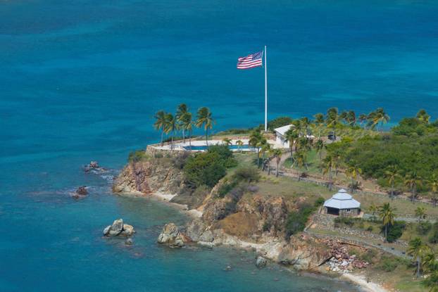 Little Saint James, the small private island formerly owned by the late financier Jeffrey Epstein