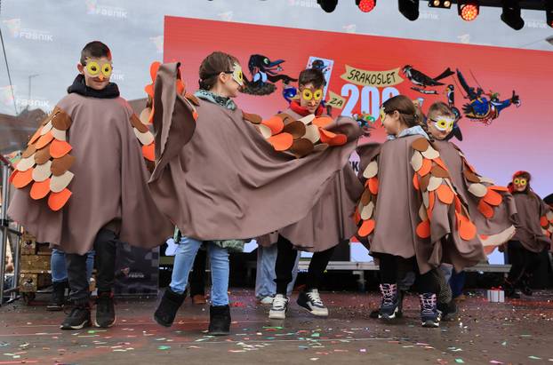 Samobor: Dječja povorka u sklopu 200. obljetnice Samoborskog fašnika