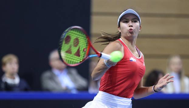 Rijeka: Susret Hrvatske i Njema&ccaron;ke u Billie Jean King Cupu, Petra Mar&ccaron;inko - Anna Lena Friedsam