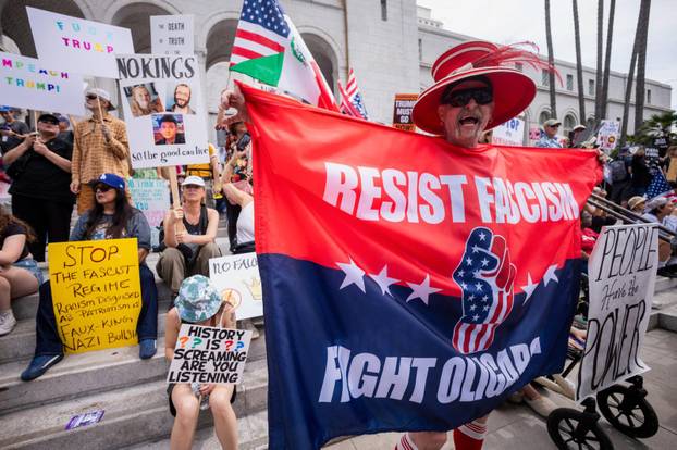 "No Kings" protest against U.S. President Donald Trump's administration policies in Los Angeles