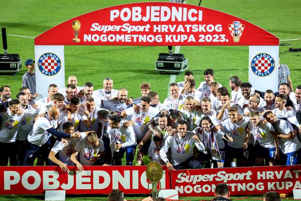 Hajduk osvojio 32. izdanje Hrvatskog nogometnog kupa