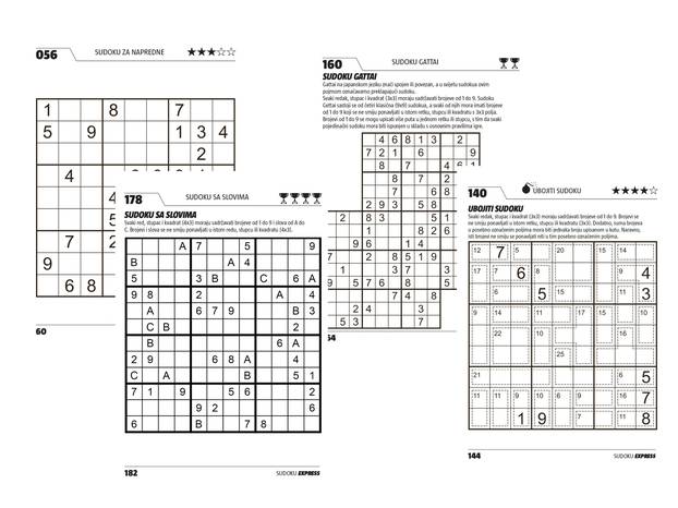 Sudoku Express novi broj