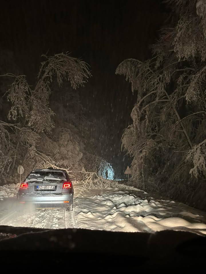 Zameo ih snijeg na Papuku: 'Ljudi su motornim pilama rezali grane da nas izvuku van!'