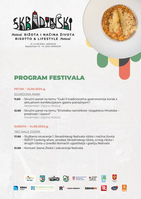 Skradin postaje gastro centar: Započinje  1. Festival rižota