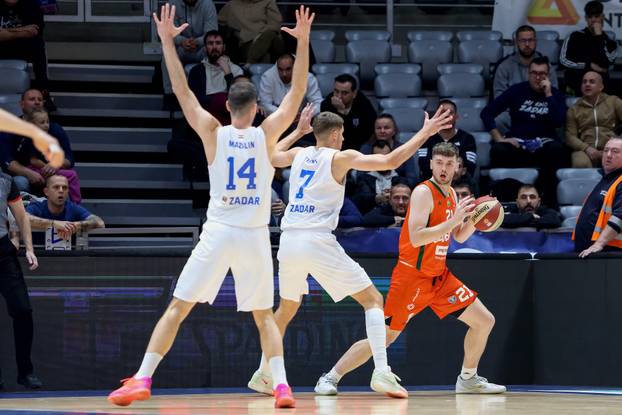 Zadar: Zadar i Cedevita Olimpija odigrali utakmicu 16. kola AdmiralBet ABA lige