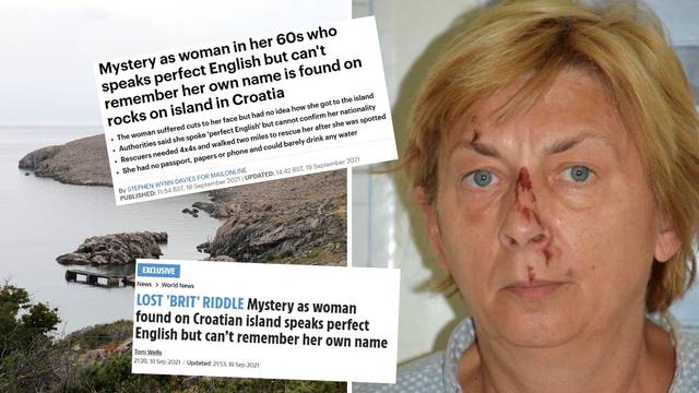 Britanski mediji pišu o ženi koju su našli na Krku: 'Savršeno govori engleski, ne zna tko je'