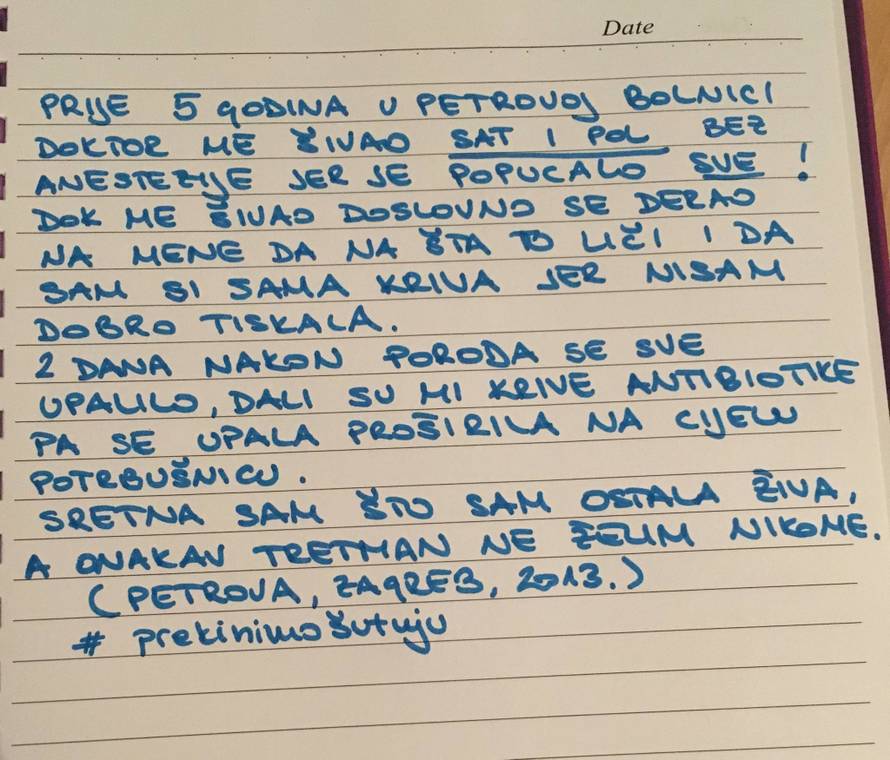 'Meni su na živo rezali tkivo i mišić, taj zvuk neću  zaboraviti'