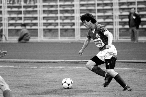 Zagreb: Savezna liga Jugoslavije, Dinamo - Borac, 7.4.1990.