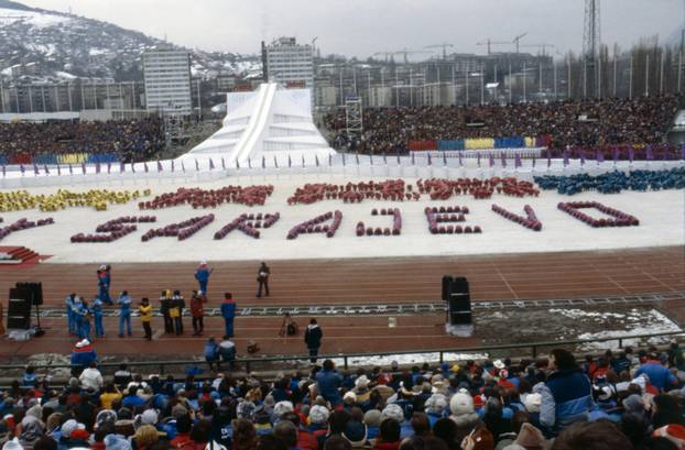 stadion, ZOH, OH Sarajevo 1984, 84, zahájení