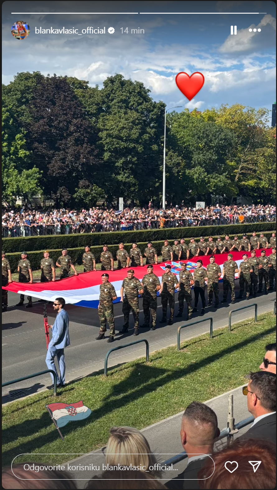 Trofejni izbornici Dalić i Tucak objavom s mimohoda dirnuli pratitelje, uz njih i Blanka Vlašić