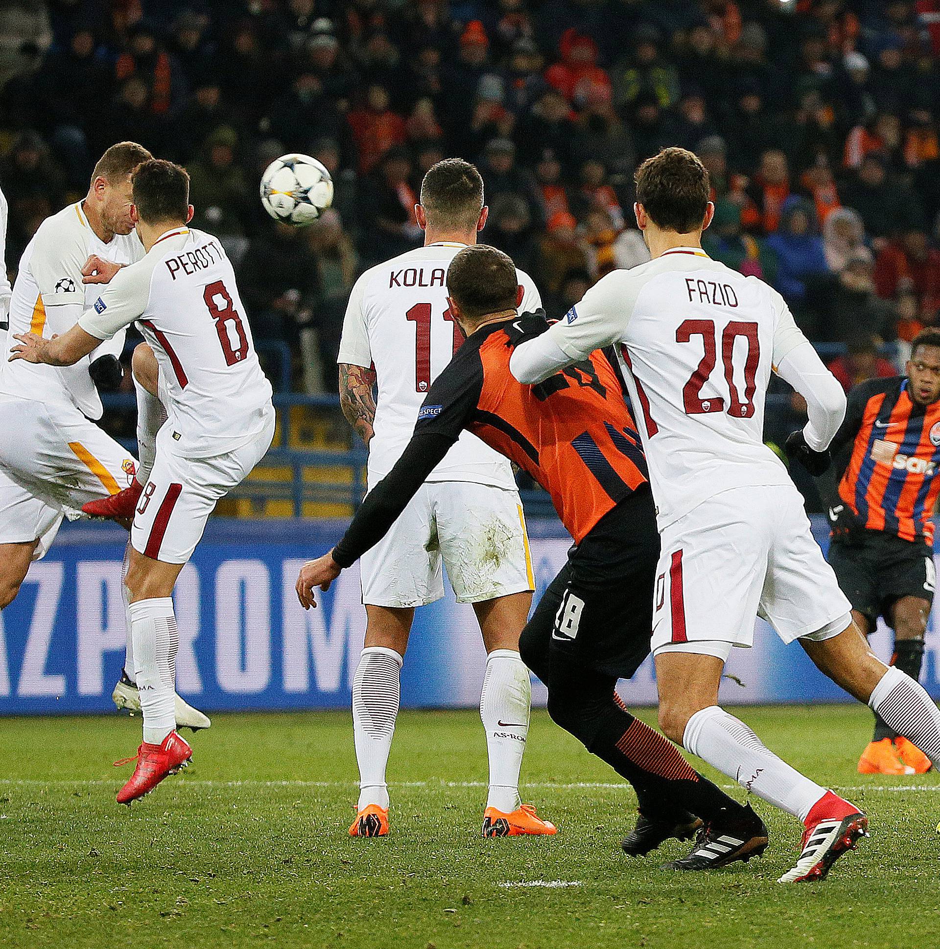 Champions League Round of 16 First Leg - Shakhtar Donetsk vs AS Roma