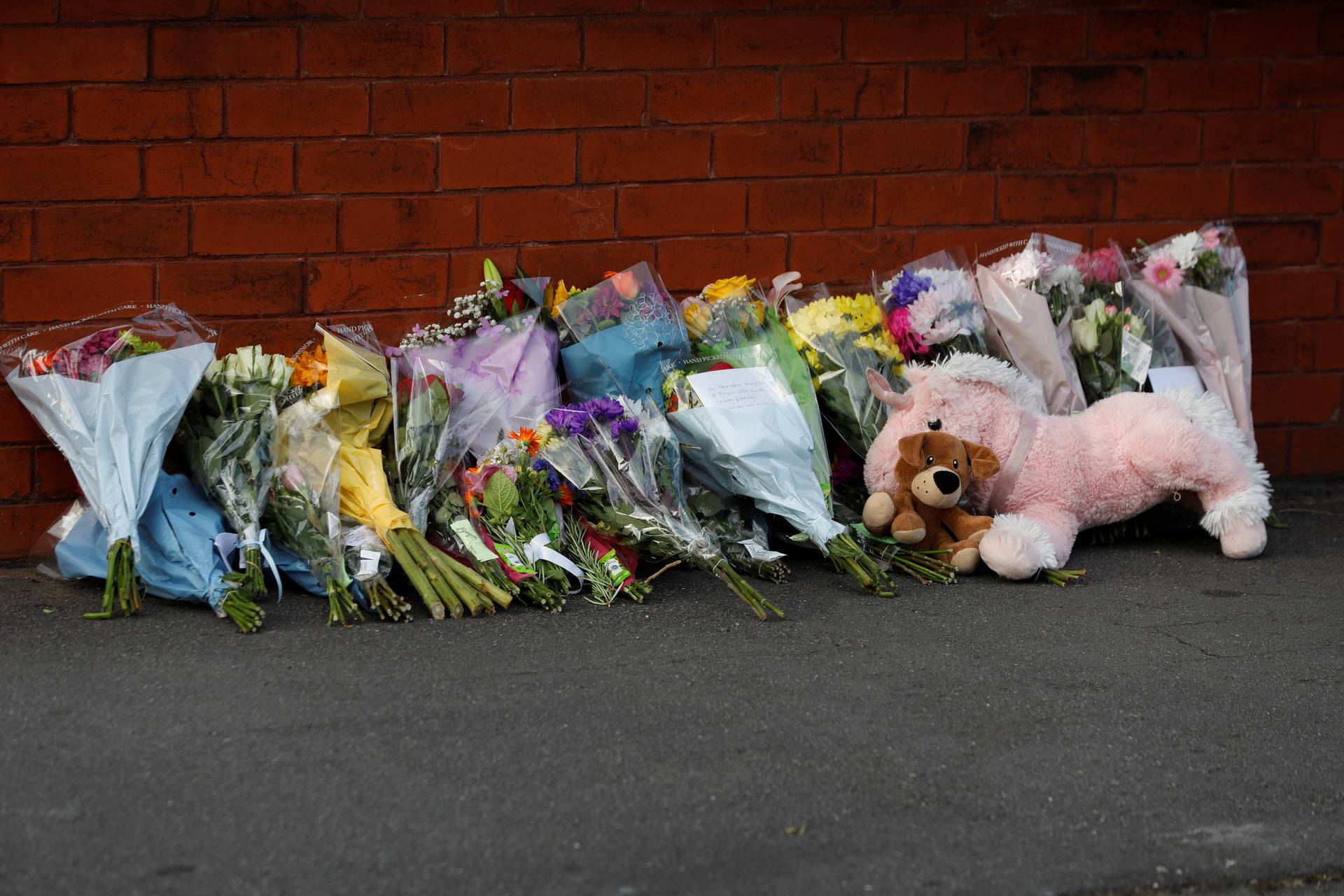 Scene where a man was arrested after at least eight people were stabbed in Southport, Britain