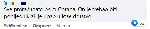 Publika 'Večere za 5' o  Silviju: 'Pobjedu je više zaslužio Goran, jedini je pošten i ne kalkulira'