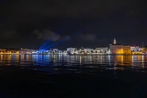 Split: Vatromet povodom proslave Sv Dujma, zaštitnika grada Splita