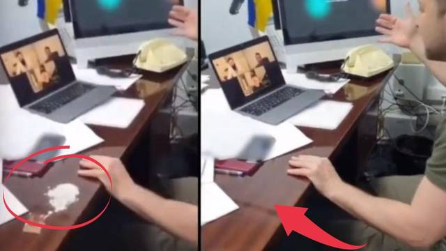 Kruži lažna snimka Zelenskog s kokainom na stolu: Netko je na original fotku 'zalijepio' drogu