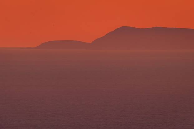 Vela Luka: Zalazak sunca