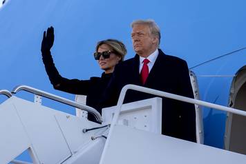 President Trump Holds Departure Ceremony Before Florida Travel