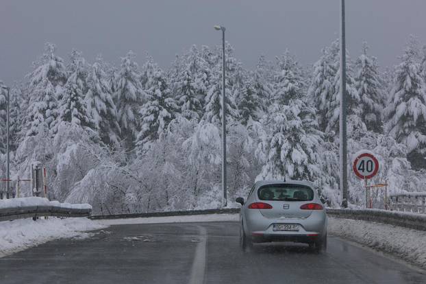 Zimski uvjeti na autocesti