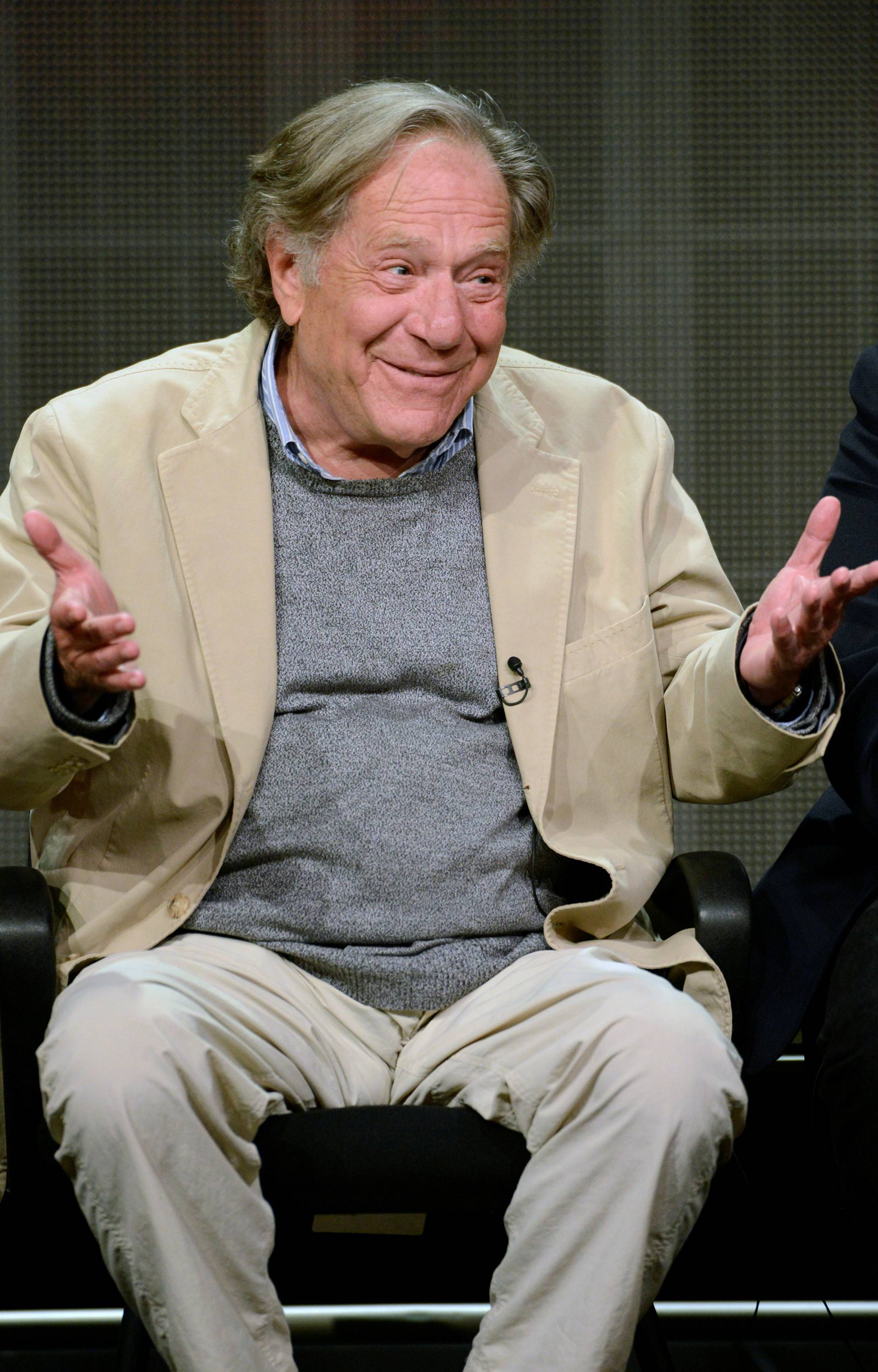 FILE PHOTO: George Segal participates in a panel for "The Goldbergs" during the Disney ABC Television Group sessions at the Television Critics Association summer press tour in Beverly Hills, California