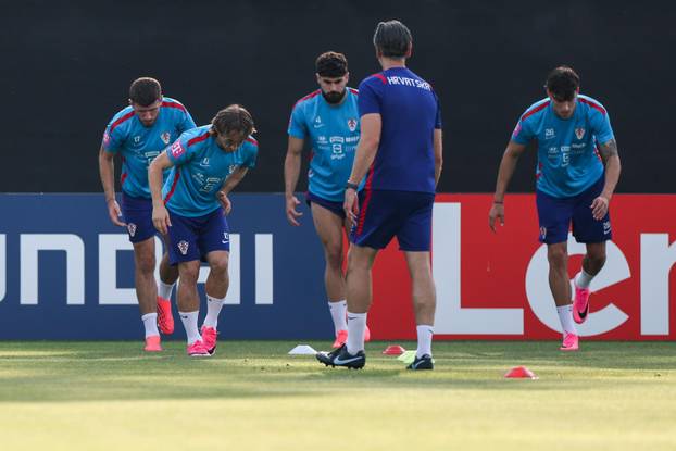 Alexandria: Trening hrvatske nogometne reprezentacije u trening kampu Biskupske gimnazije