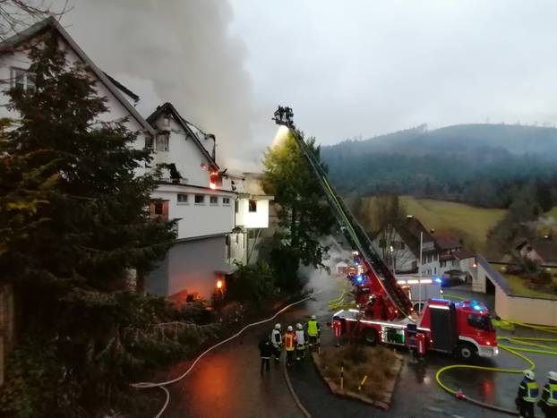 Fire in three-star restaurant in the Black Forest