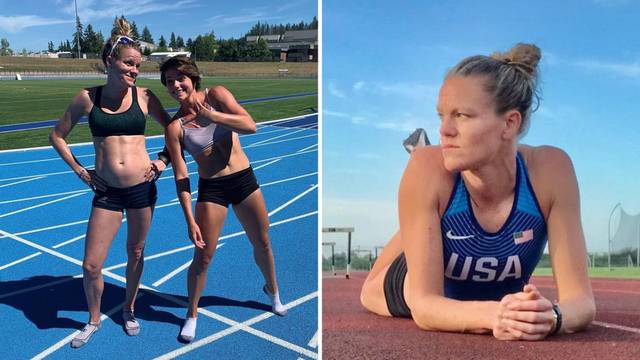 Pet mjeseci trudna atletičarka trčala 800 metara pa odustala: Bebino zdravlje mi je najvažnije