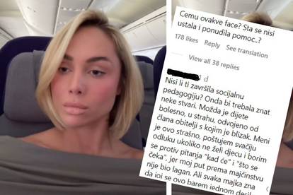 Hrvatska influencerica snimala uplakano dijete u avionu pa izazvala burne reakcije