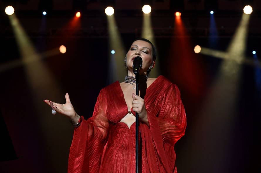 Zagreb: Nina Badrić održala koncert u Lisinskom