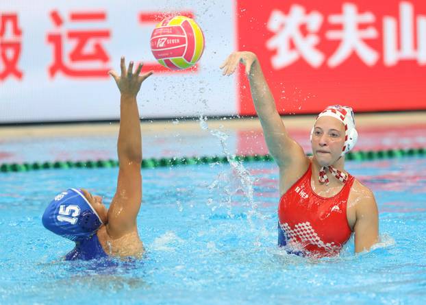 Svjetsko prvenstvo u vodenim sportovima - Singapur 2025. Vaterpolo,, žene, Hrvatska - Grčka