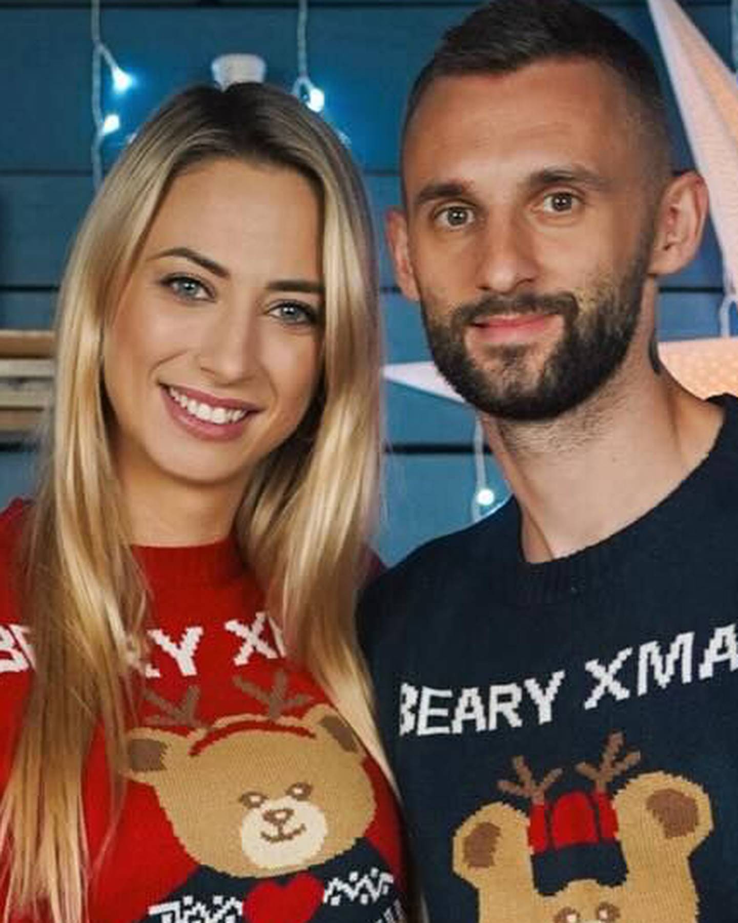 Marcelo Brozović pozirao je s obitelji i čestitao svima Božić