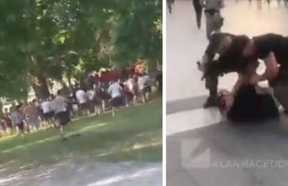 Šokantne snimke: Makedonska policija privela je 200 Poljaka