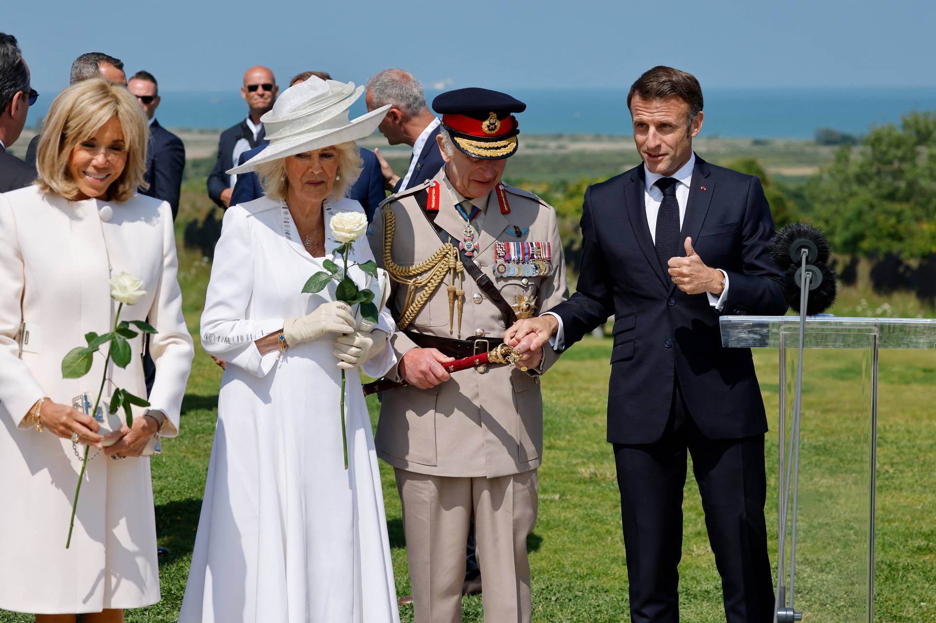 Britain commemorates D-Day 80th anniversary at Normandy Memorial