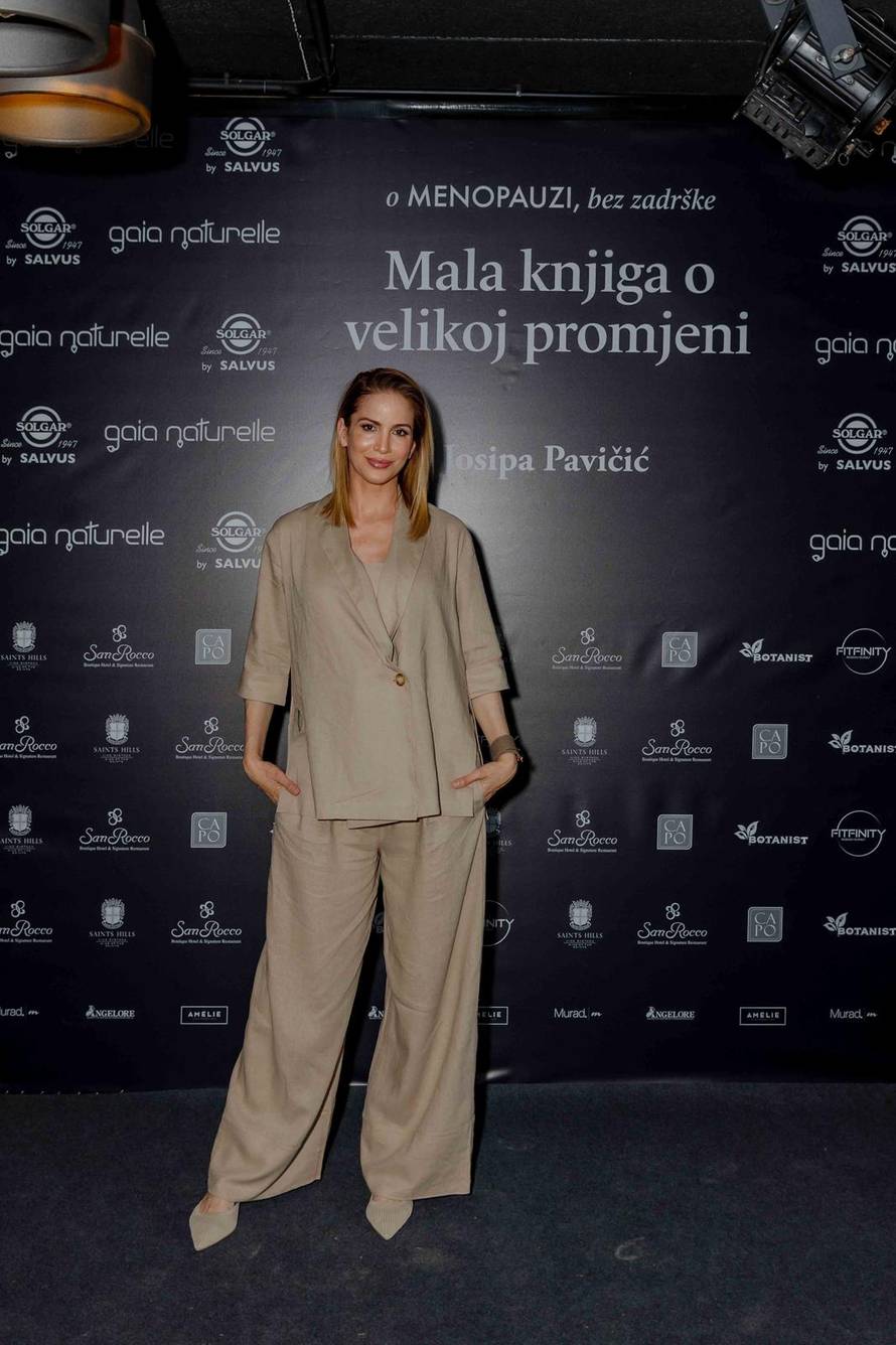 Josipa Pavičić predstavila je 'Malu knjigu o velikoj promjeni - o menopauzi bez zadrške'