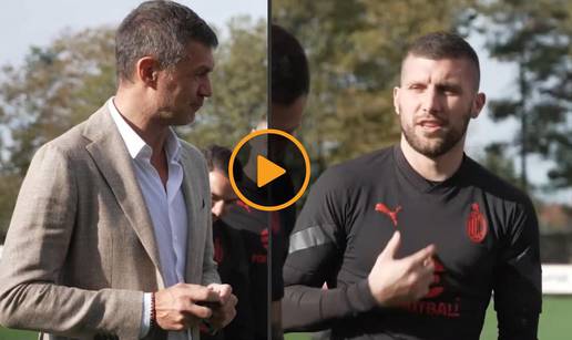 VIDEO Rebić dobio priznanje u Milanu pa nasmijao suigrače